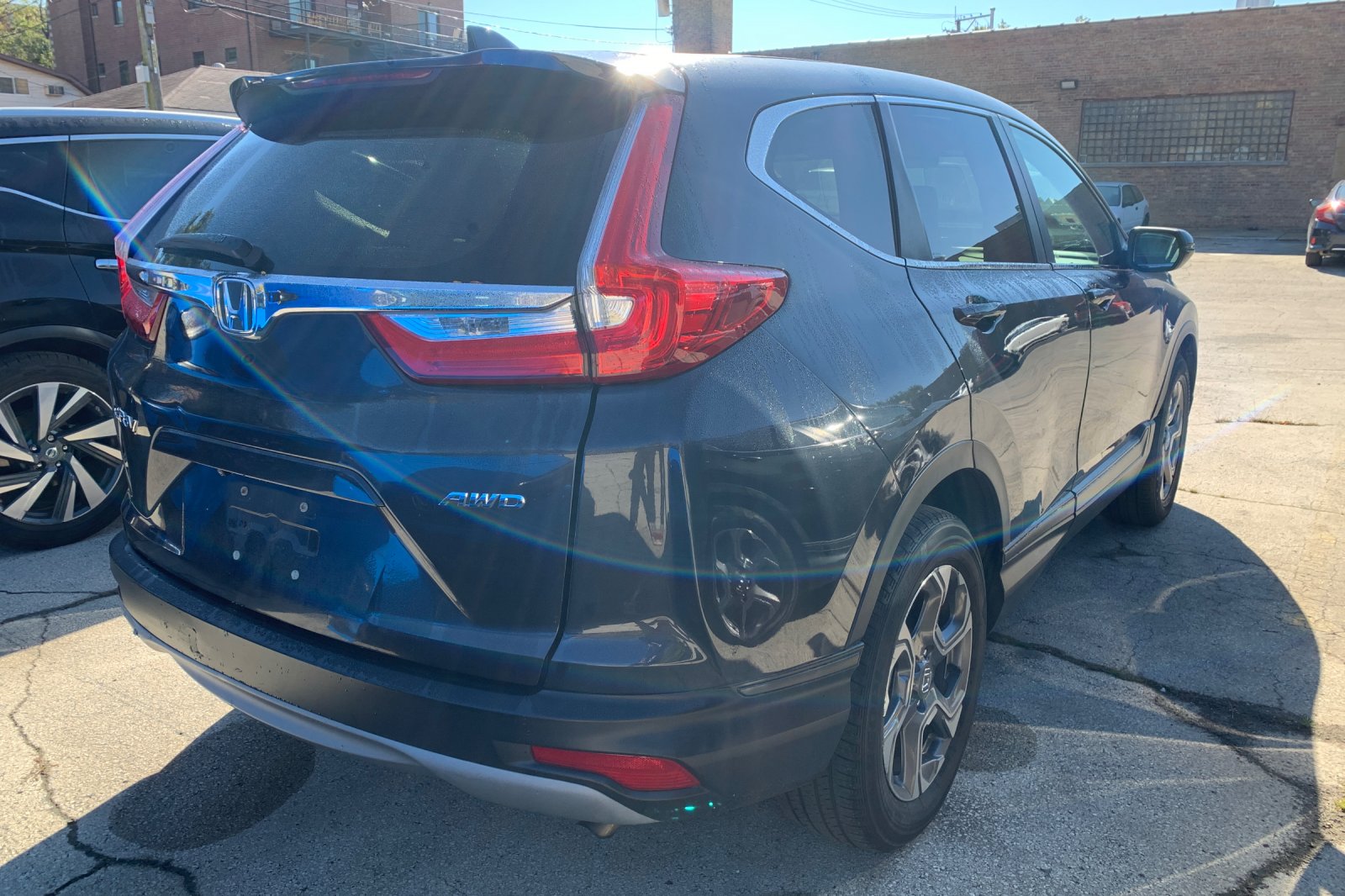 Certified Used 2017 Modern Steel Metallic Honda EX image 2