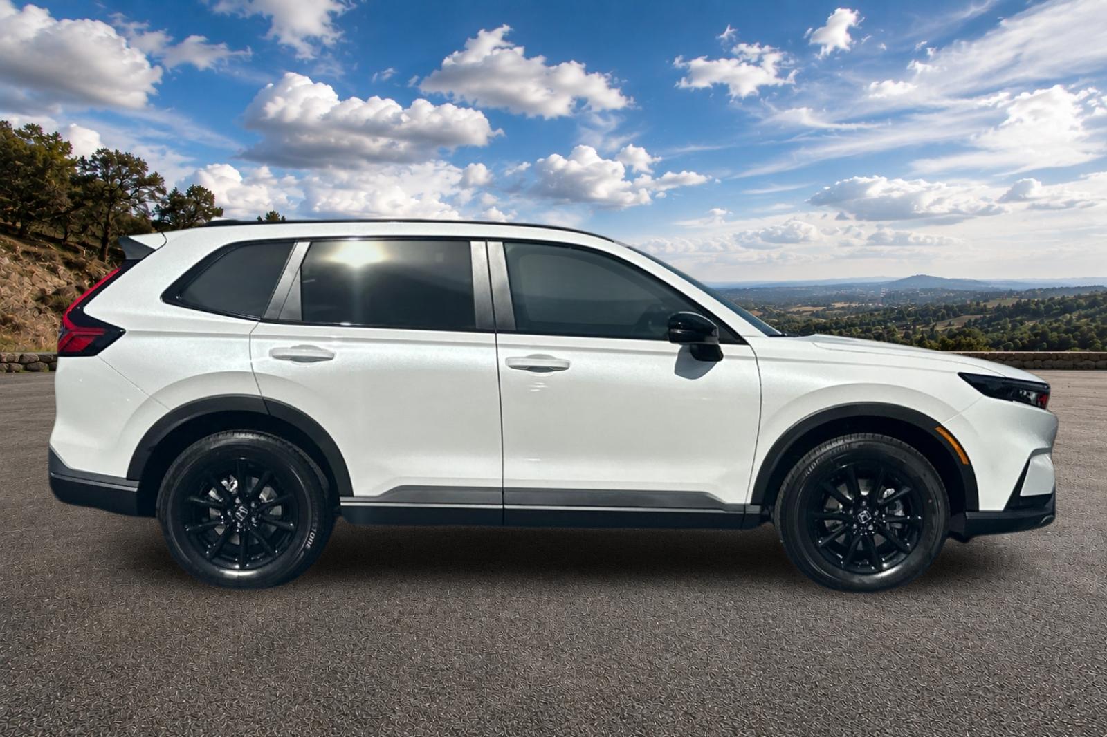 New 2027 Platinum White Pearl Honda Sport-L Hybrid AWD image 3