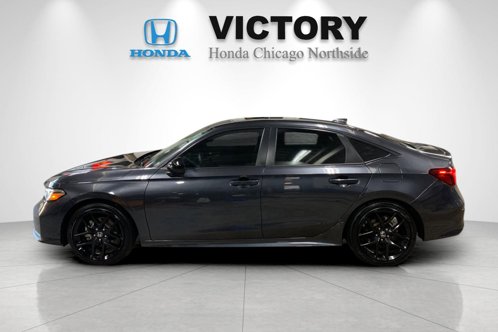 Certified Used 2025 Meteorite Gray Metallic Honda 4D HYBRID SPORT image 6