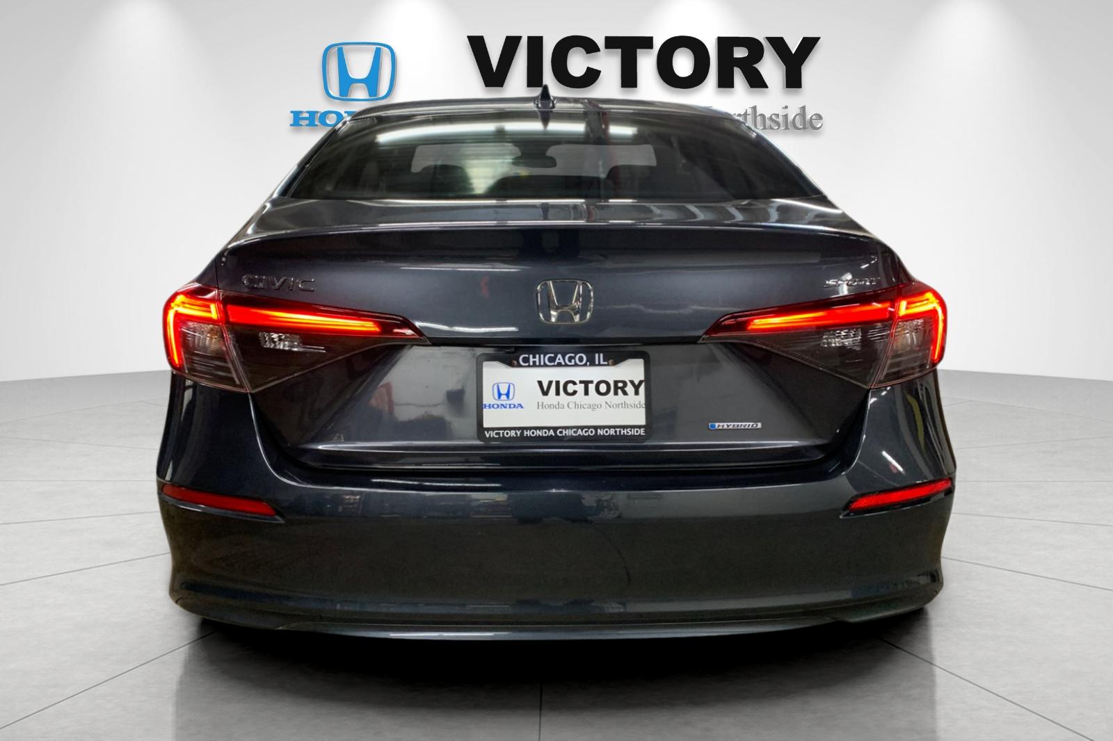 Certified Used 2025 Meteorite Gray Metallic Honda 4D HYBRID SPORT image 5