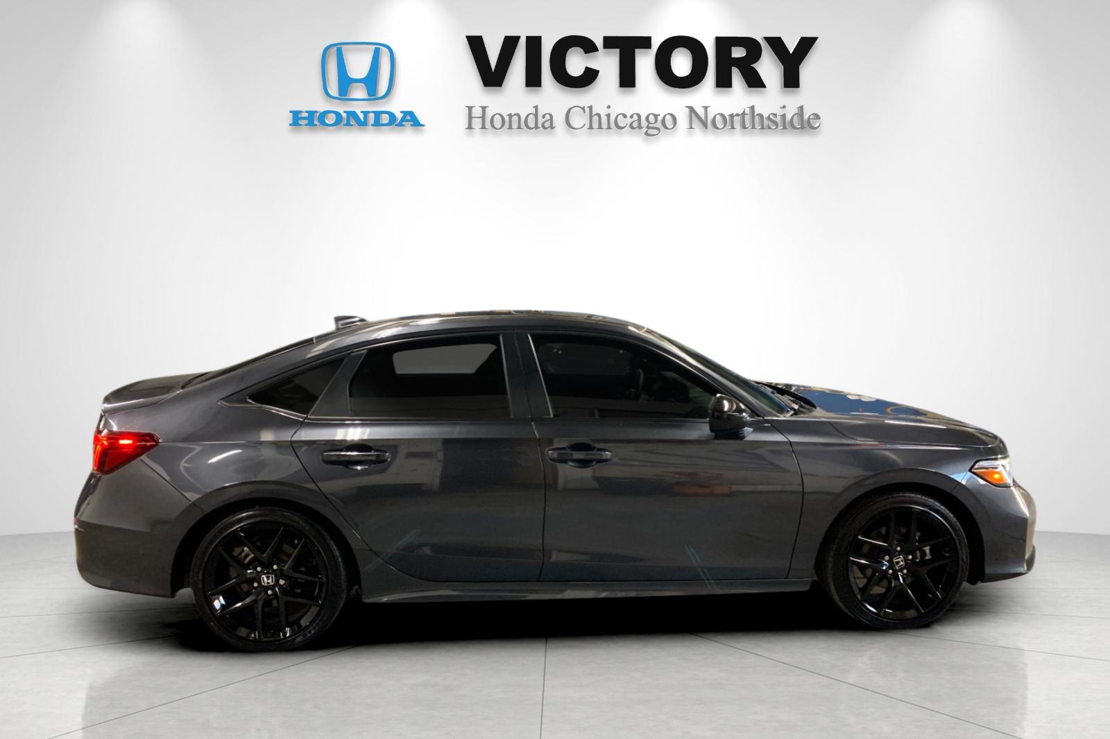 Certified Used 2025 Meteorite Gray Metallic Honda 4D HYBRID SPORT image 2