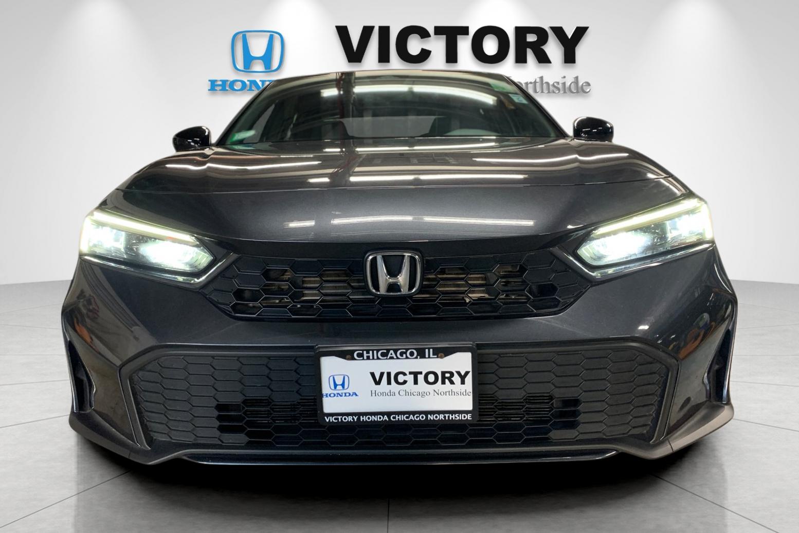 Certified Used 2025 Meteorite Gray Metallic Honda 4D HYBRID SPORT image 8