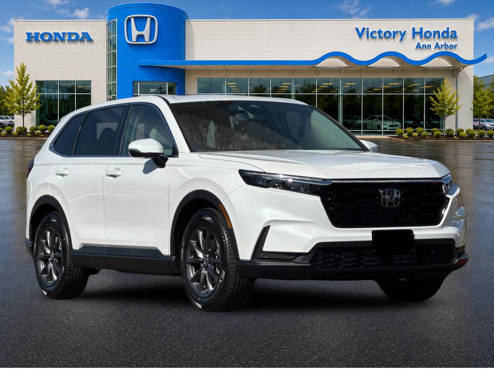 New 2027 Platinum White Pearl Honda EX-L 2WD image 3