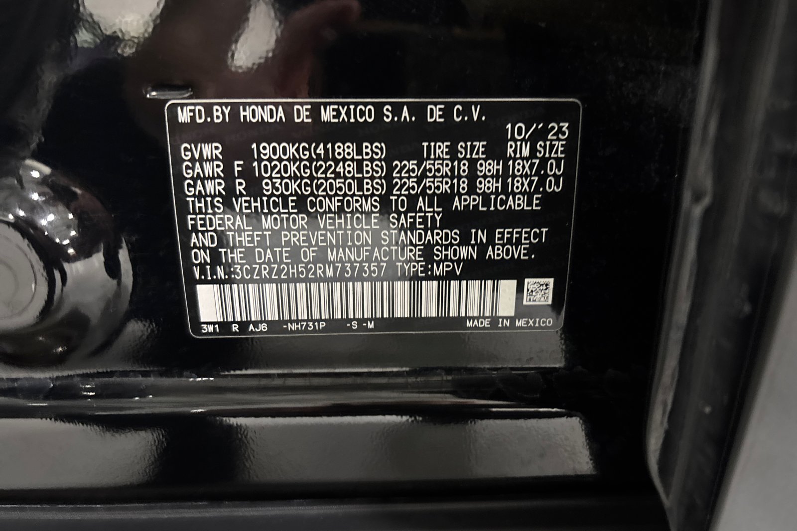 Certified Used 2024 Crystal Black Pearl Honda Sport image 35