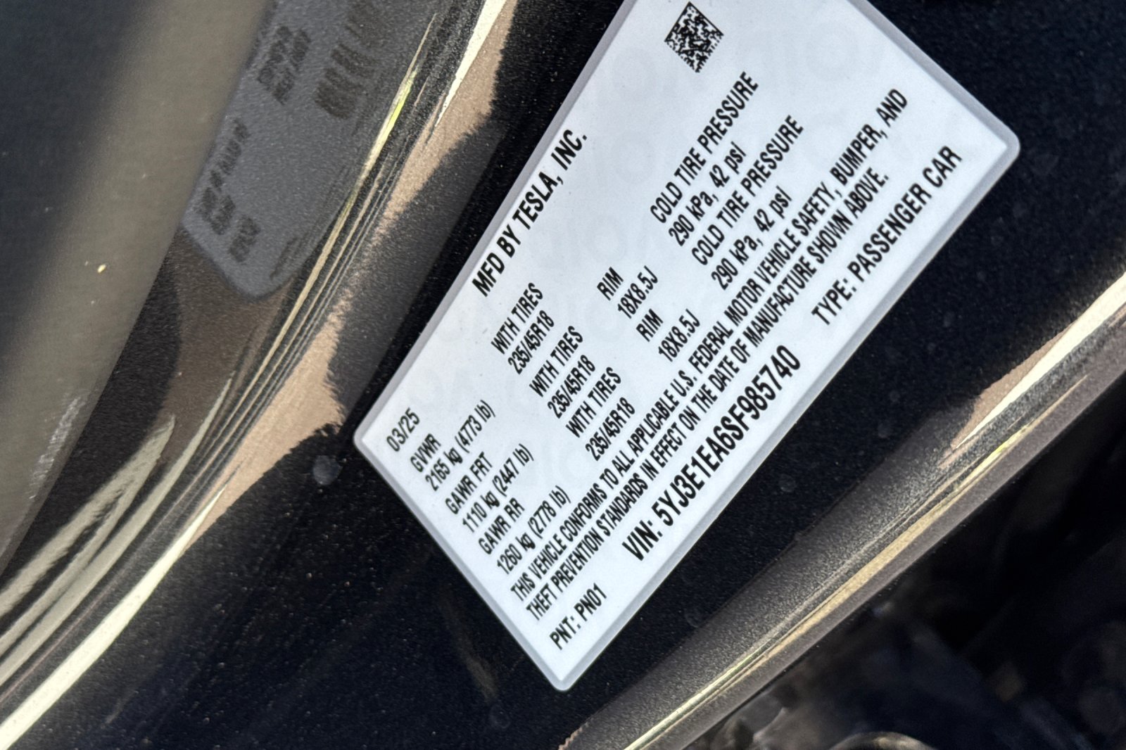 Used 2025 Stealth Gray Tesla Long Range image 13