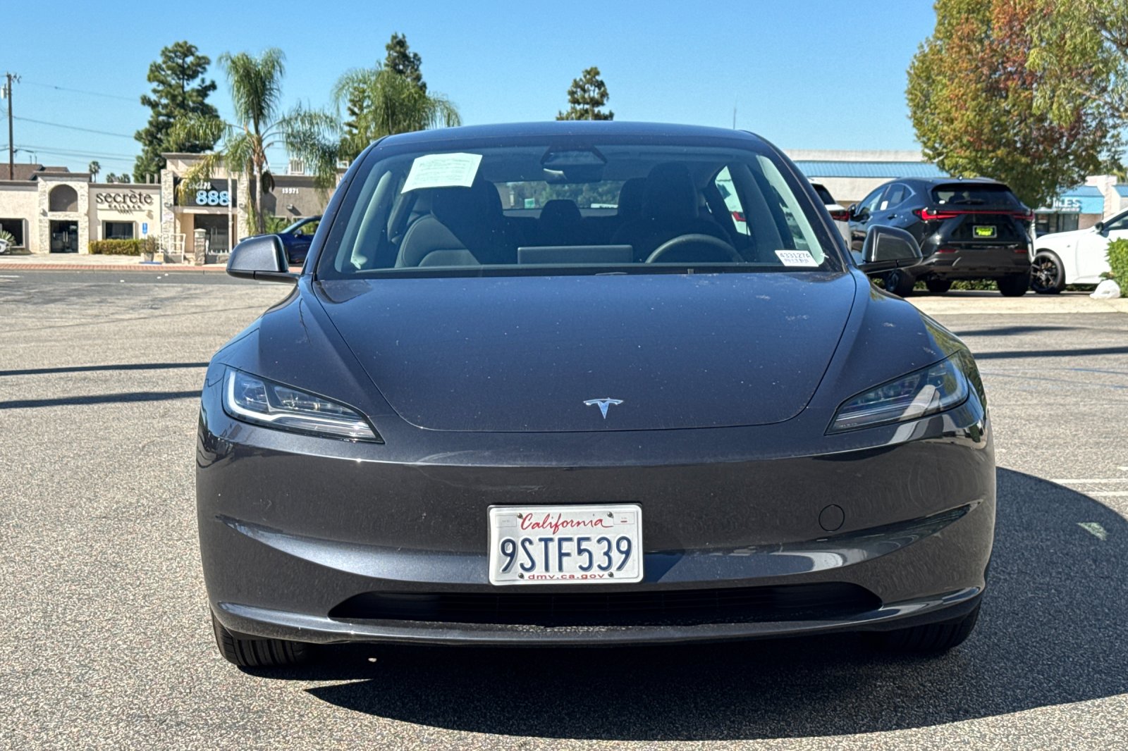 Used 2025 Stealth Gray Tesla Long Range image 3