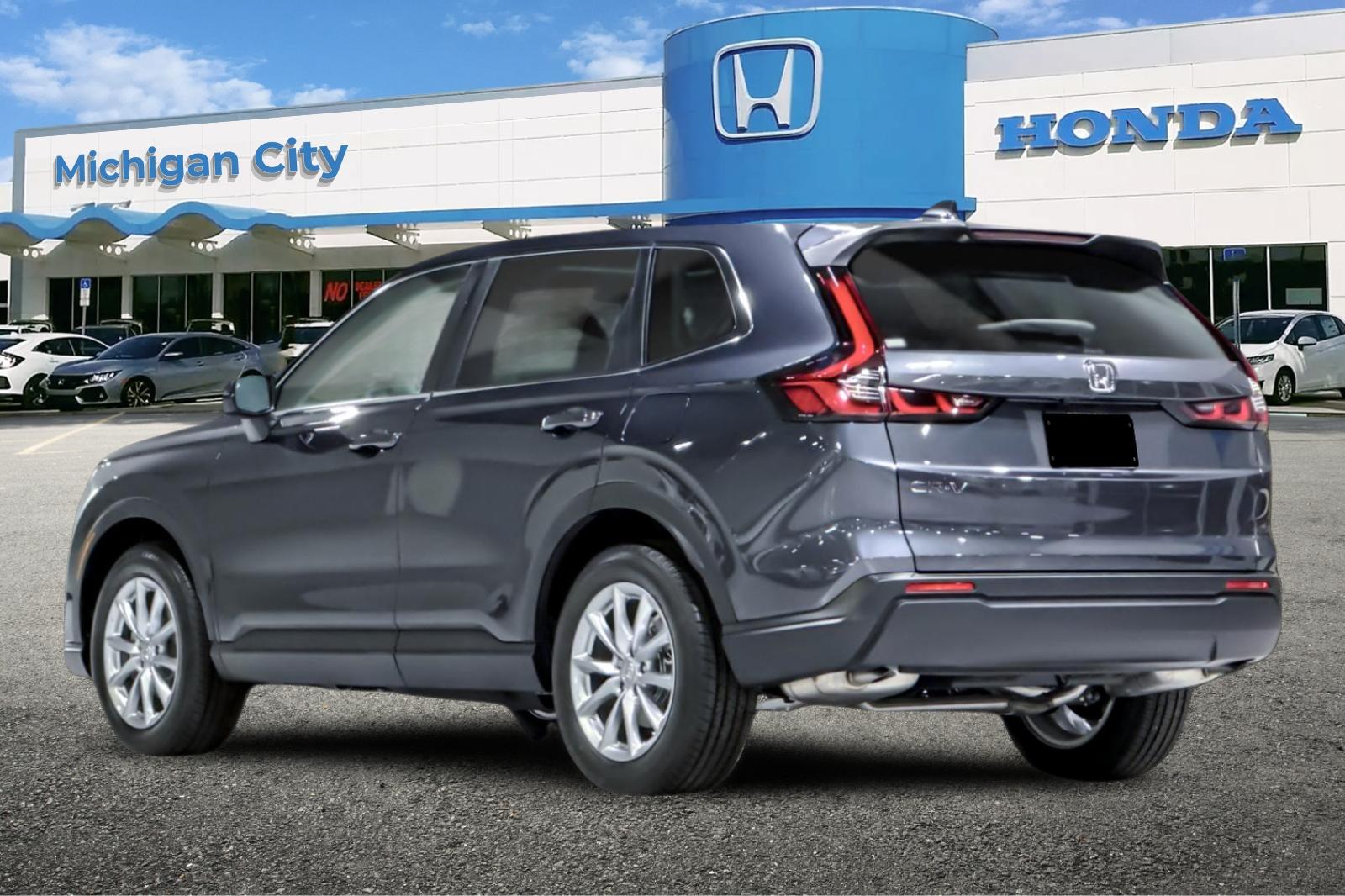 New 2027 Meteorite Gray Metallic Honda EX AWD image 3