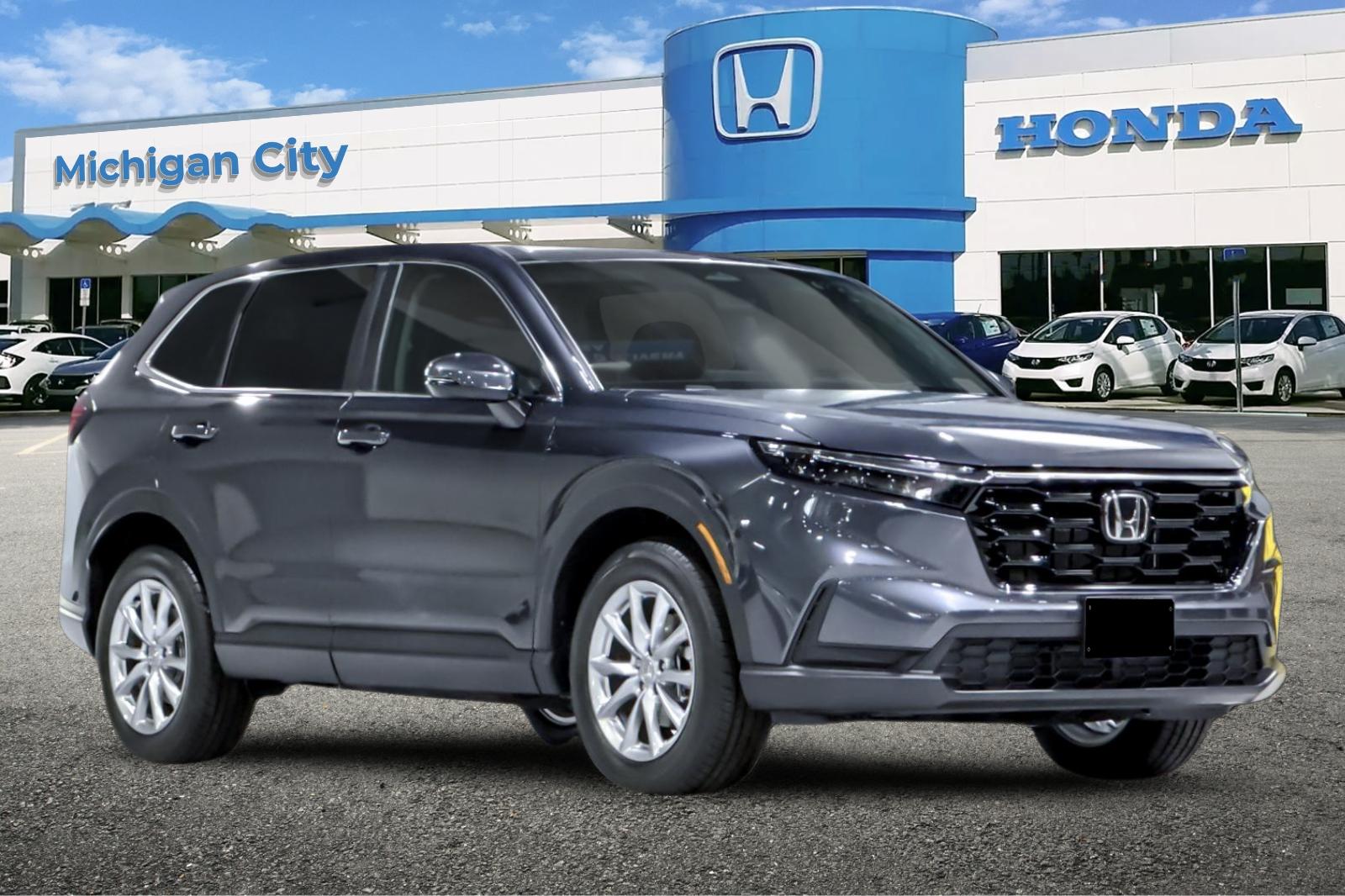 New 2027 Meteorite Gray Metallic Honda EX AWD image 7