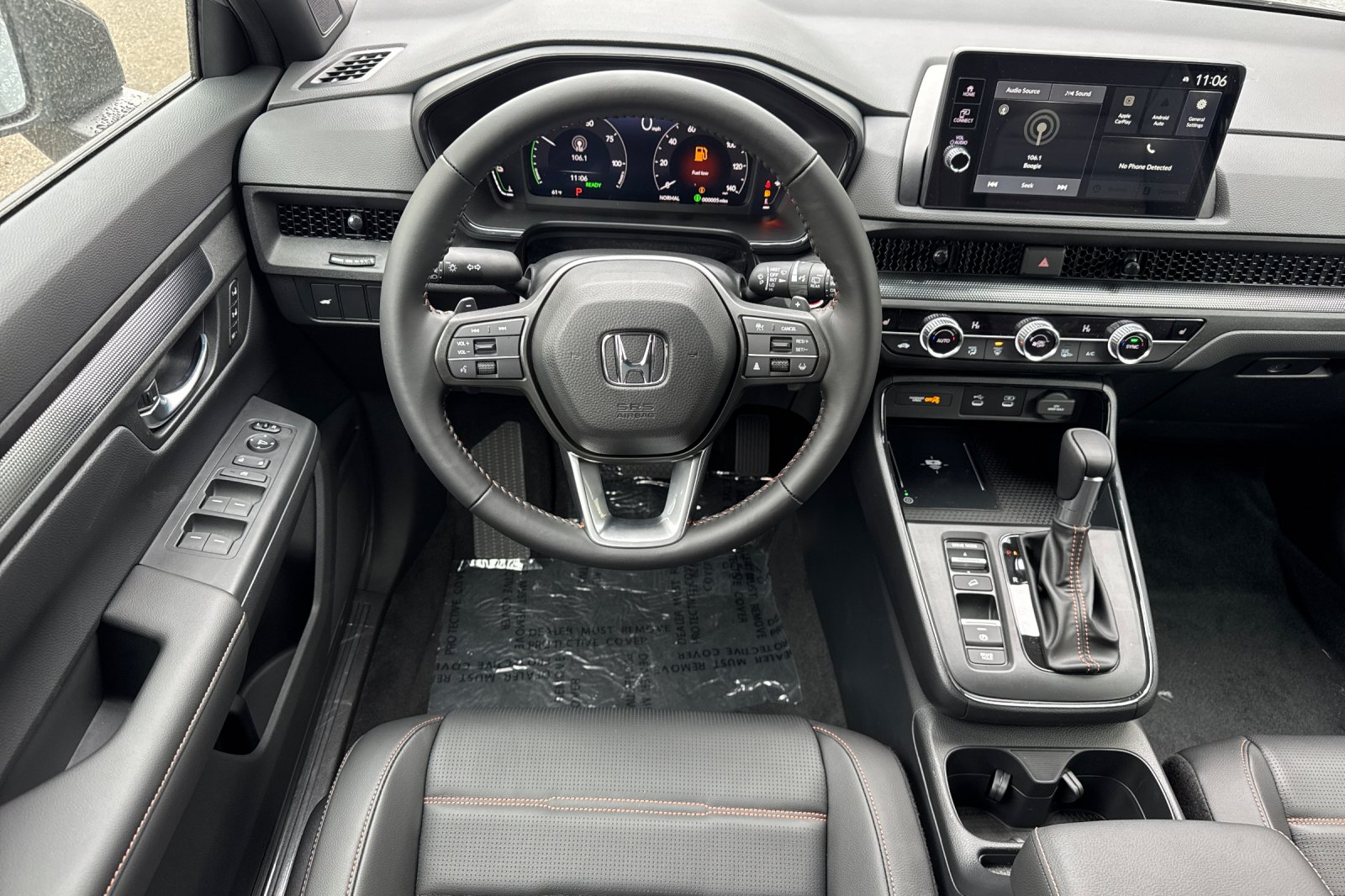 New 2027 Meteorite Gray Metallic Honda Sport-L Hybrid AWD image 15