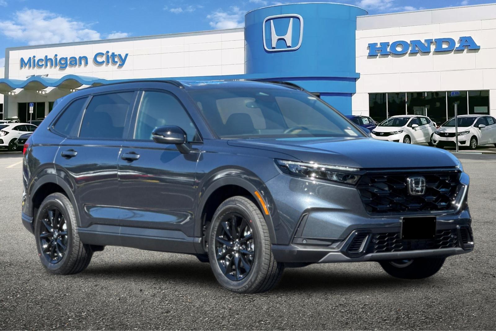 New 2027 Meteorite Gray Metallic Honda Sport-L Hybrid AWD image 7