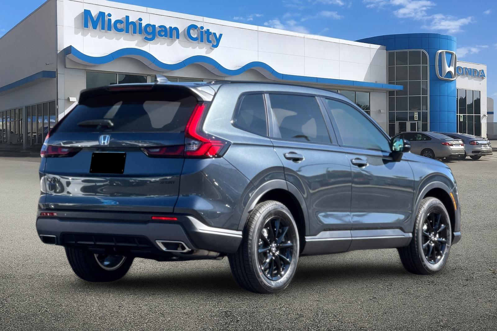 New 2027 Meteorite Gray Metallic Honda Sport-L Hybrid AWD image 5