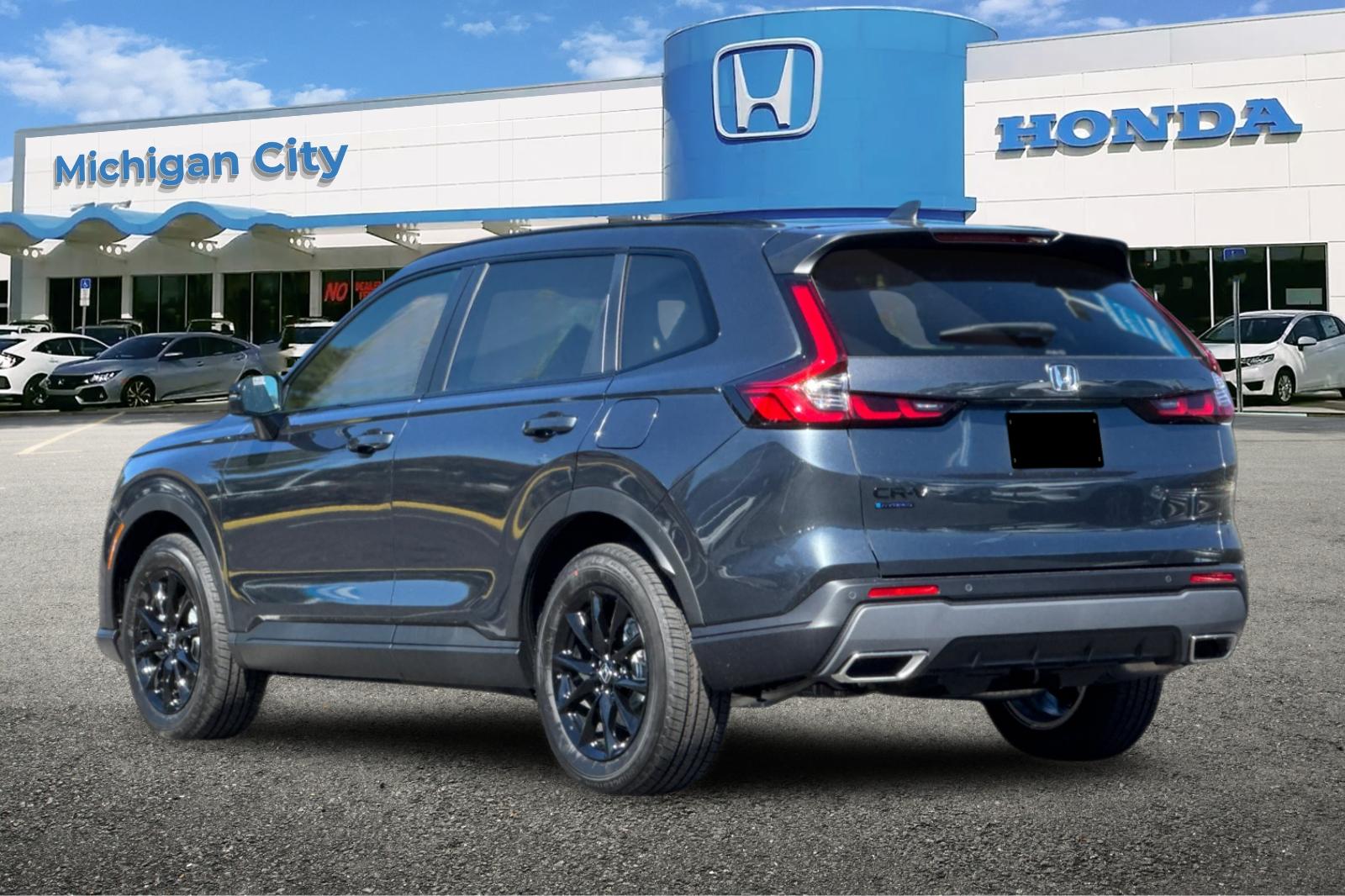 New 2027 Meteorite Gray Metallic Honda Sport-L Hybrid AWD image 3