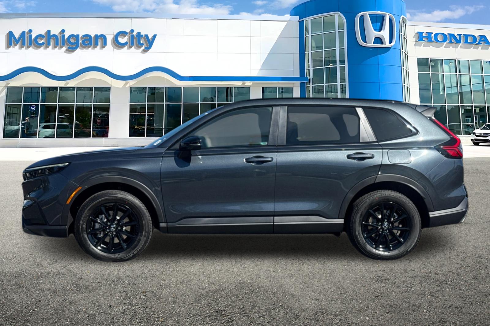 New 2027 Meteorite Gray Metallic Honda Sport-L Hybrid AWD image 2