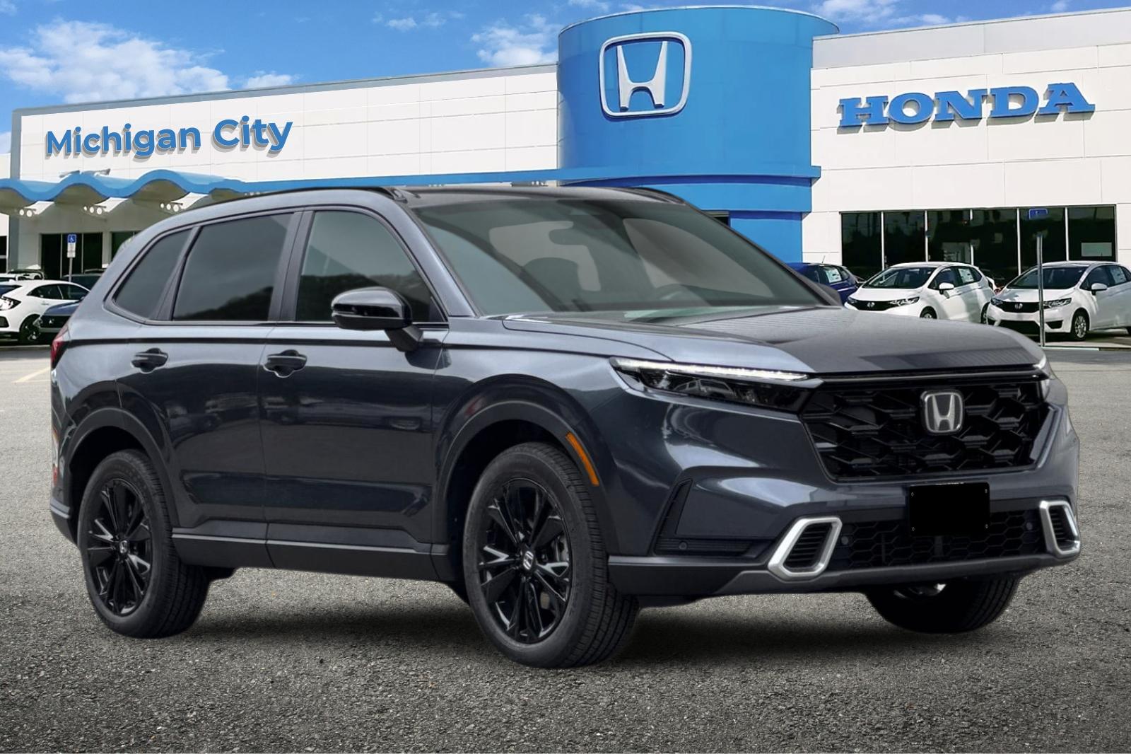New 2027 Meteorite Gray Metallic Honda Sport Touring Hybrid AWD image 7