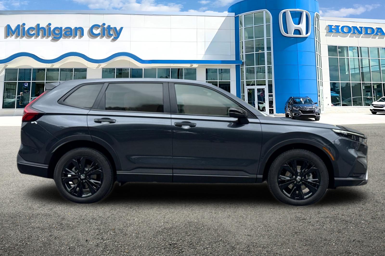 New 2027 Meteorite Gray Metallic Honda Sport Touring Hybrid AWD image 6