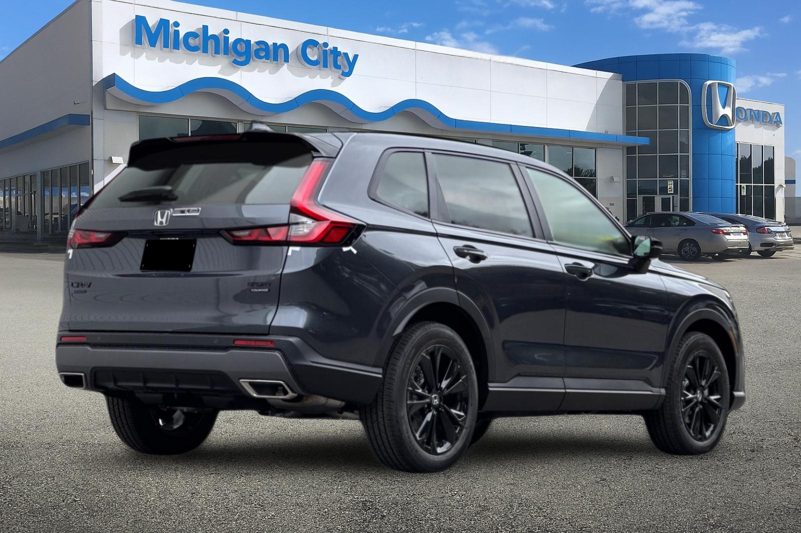 New 2027 Meteorite Gray Metallic Honda Sport Touring Hybrid AWD image 5