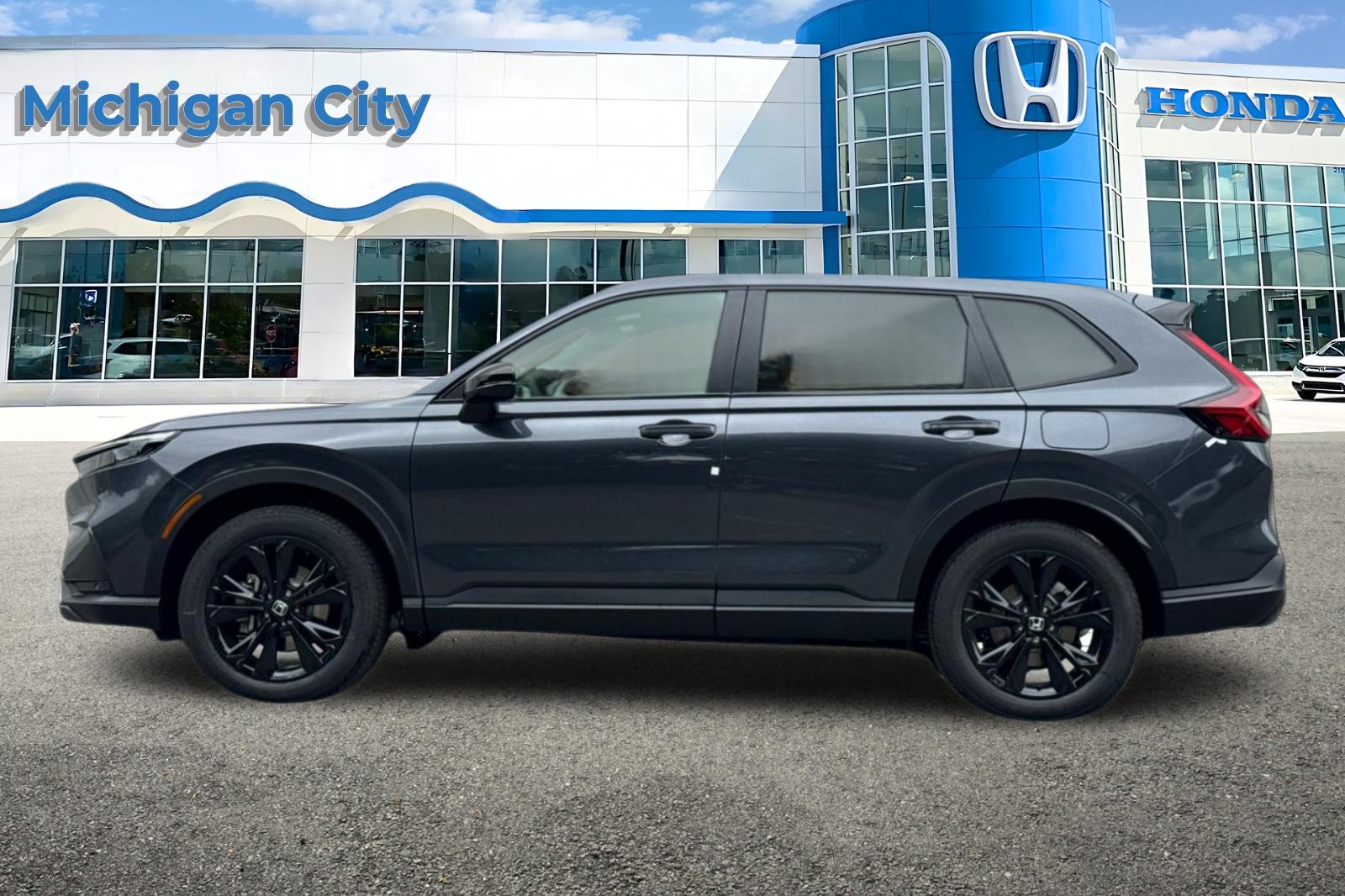 New 2027 Meteorite Gray Metallic Honda Sport Touring Hybrid AWD image 2