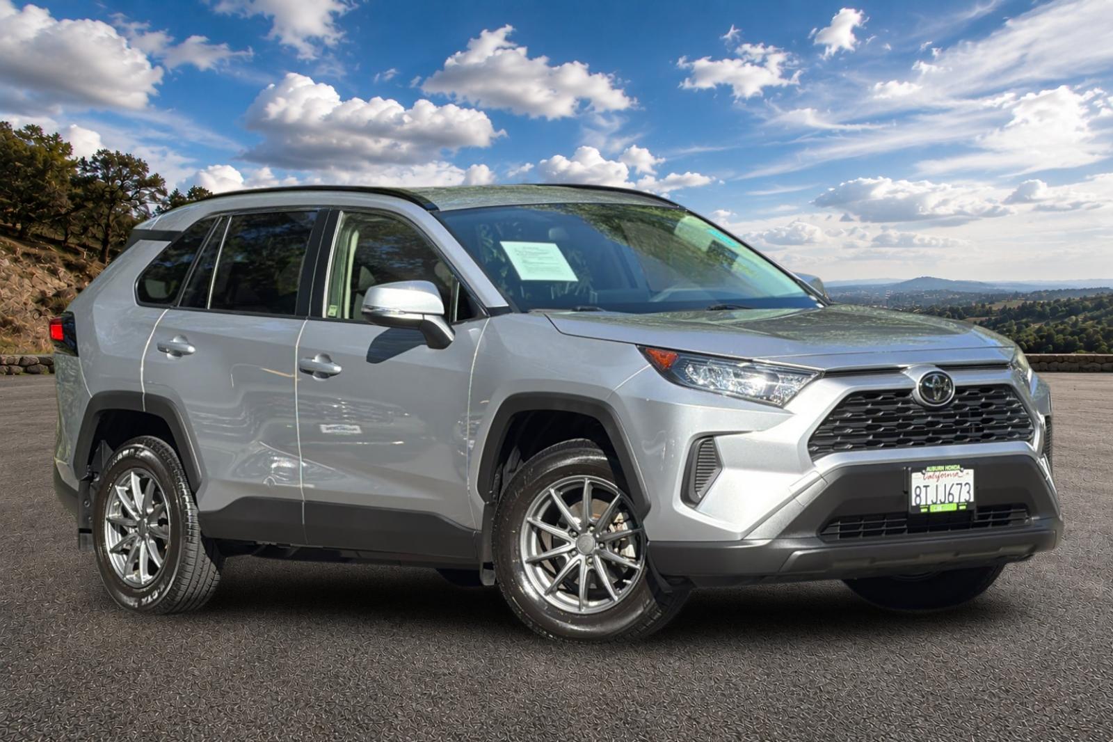 Used 2021 Silver Sky Metallic Toyota LE image 2