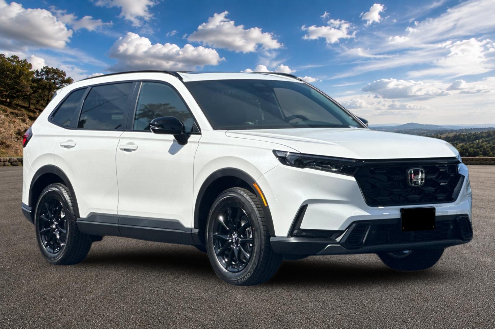 New 2027 Platinum White Pearl Honda Sport-L Hybrid AWD image 2