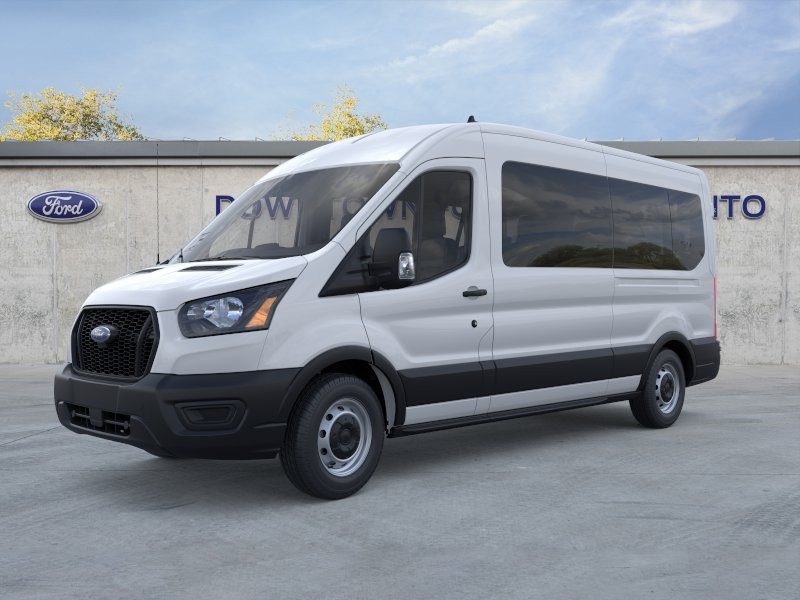New 2025 Oxford White Ford Passenger Van XL image 2