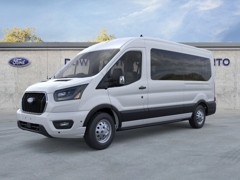 New 2026 Oxford White Ford Passenger Van XLT image 2