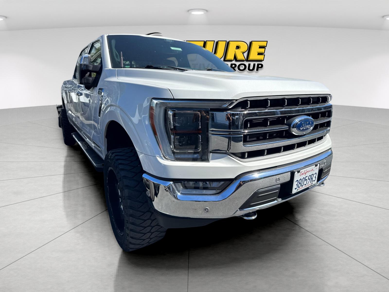 Used 2021 White Ford Lariat image 2