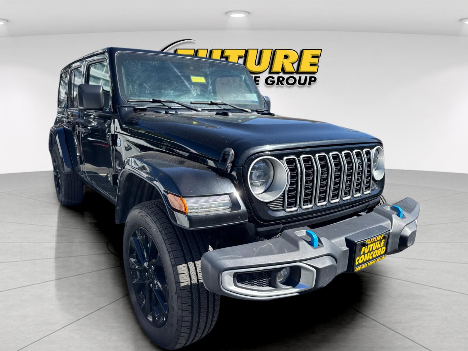 Used 2024 Black Jeep Sahara 4xe image 2
