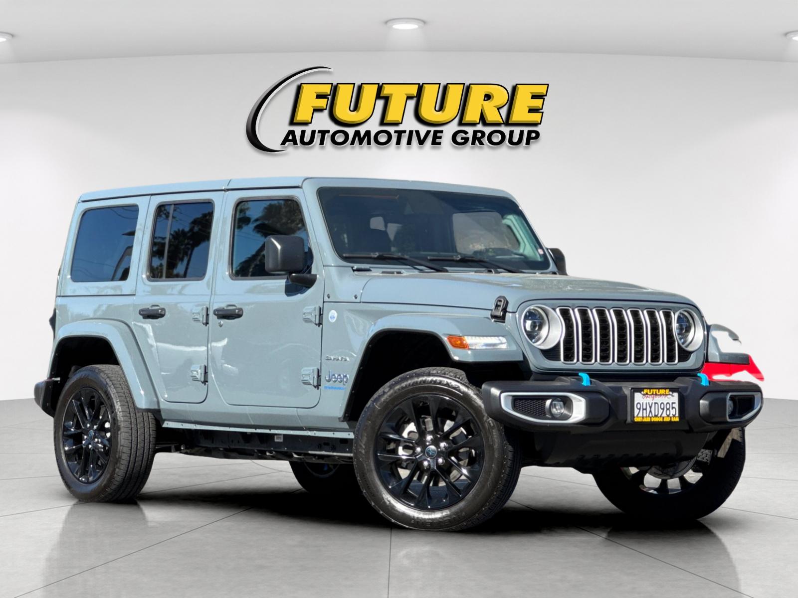 Used 2024 Gray Jeep Sahara 4xe image 2