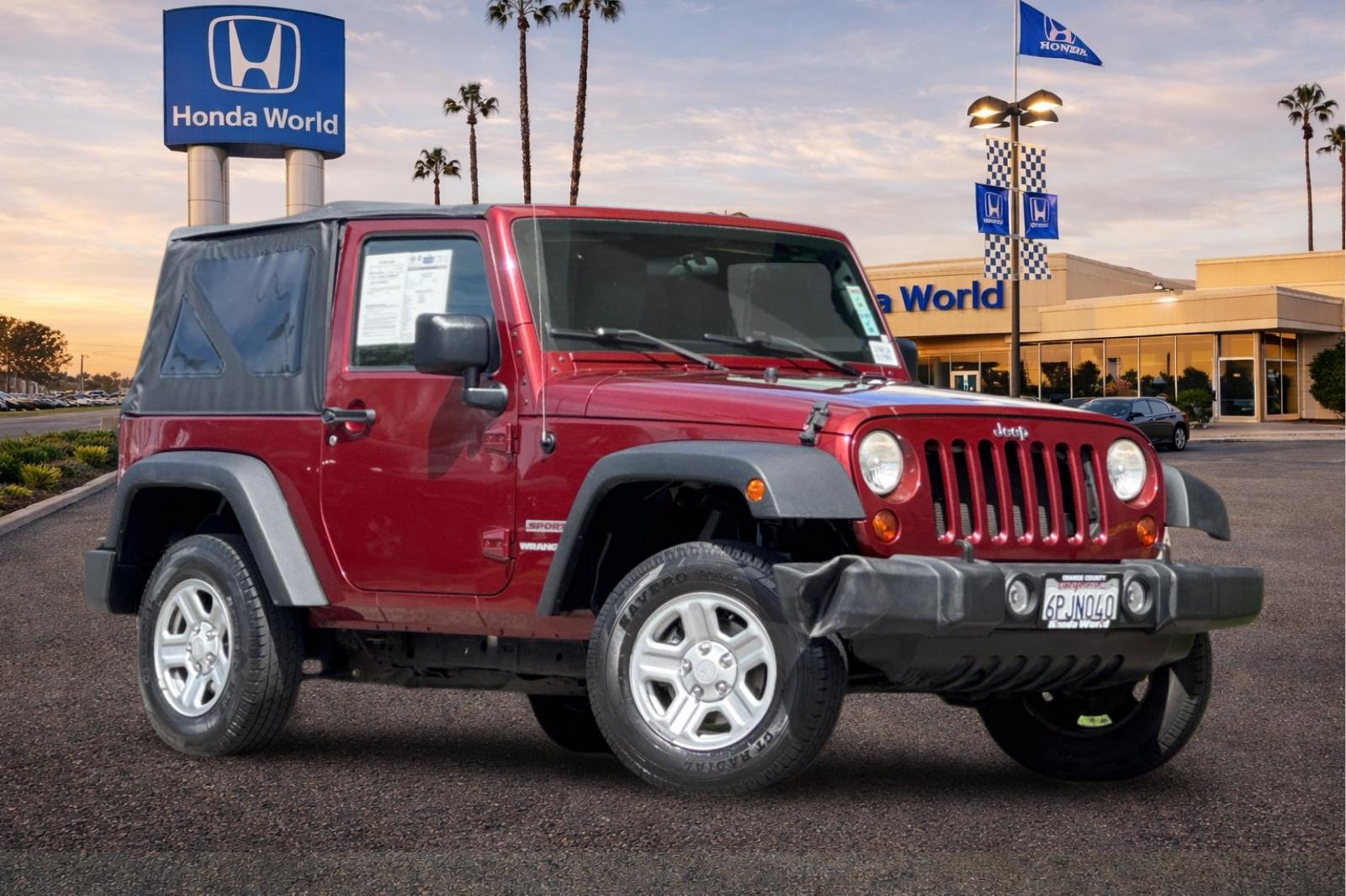 Used 2010 Jeep Wrangler Sport with VIN 1J4AA2D1XAL212513 for sale in Westminster, CA