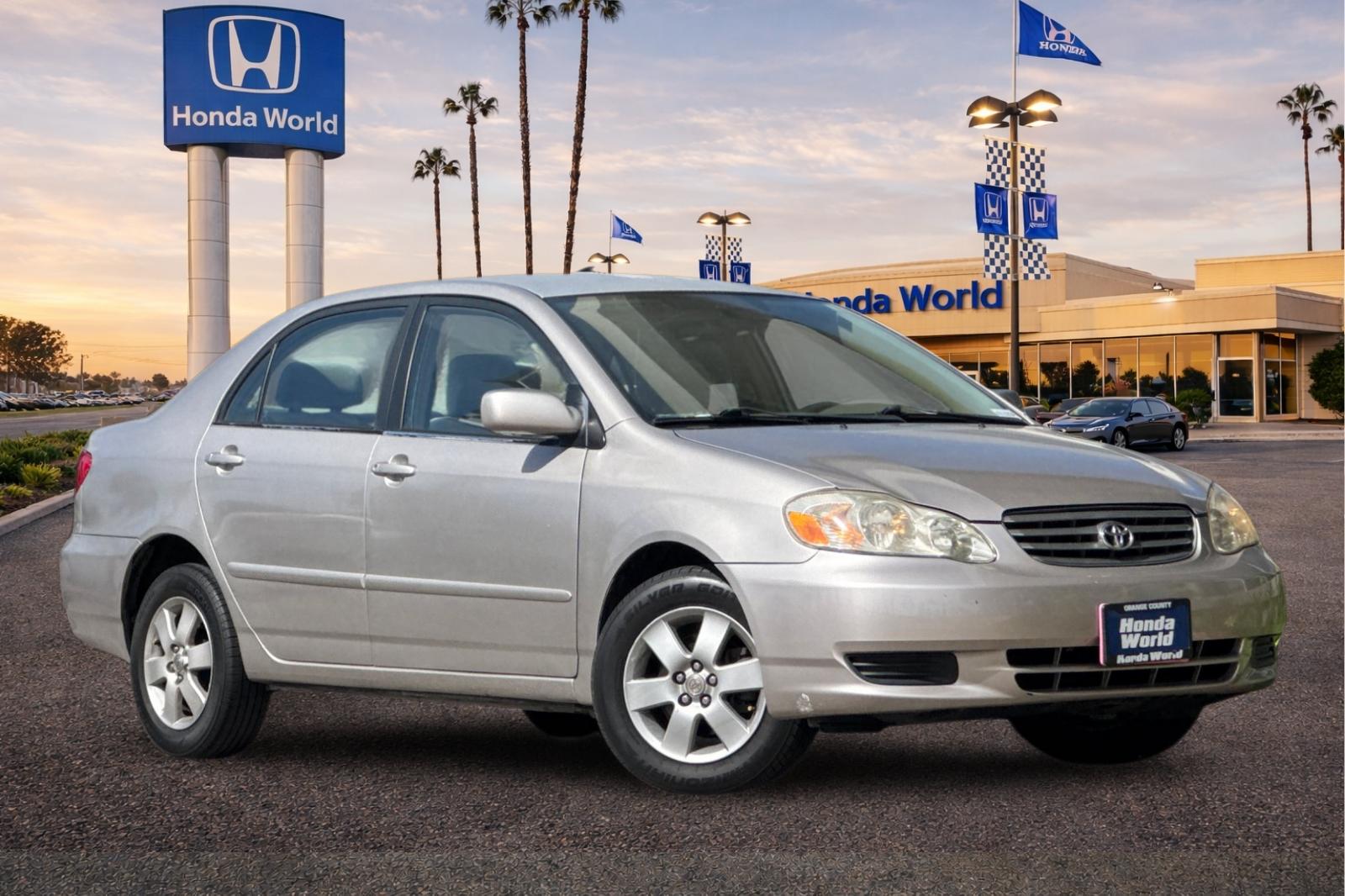 Used 2003 Toyota Corolla LE with VIN 1NXBR32E23Z110615 for sale in Westminster, CA