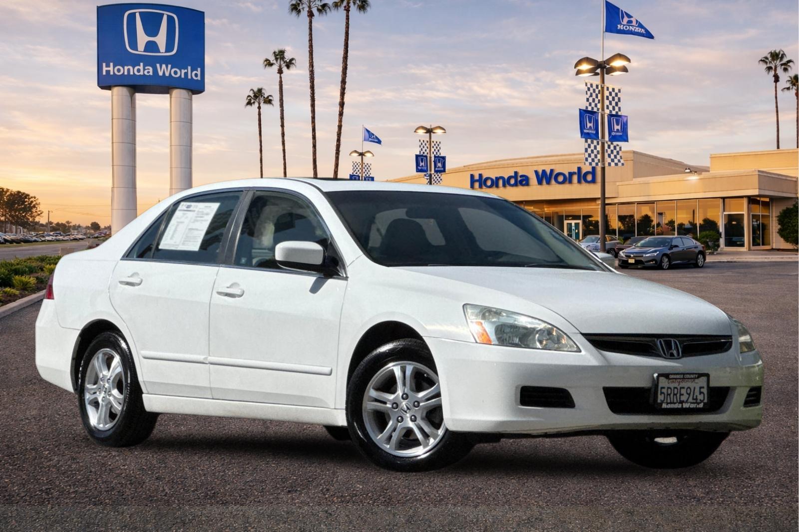 Used 2006 Honda Accord EX with VIN 1HGCM568X6A002645 for sale in Westminster, CA