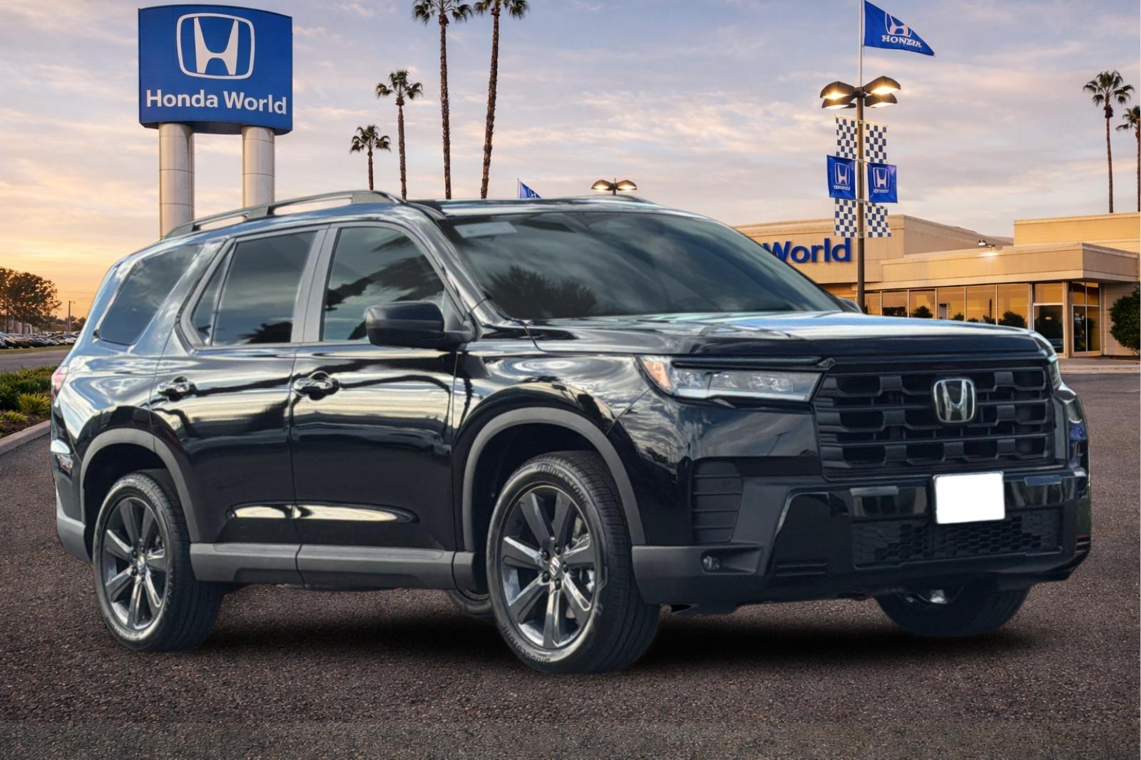 New 2026 Crystal Black Pearl Honda Sport image 2