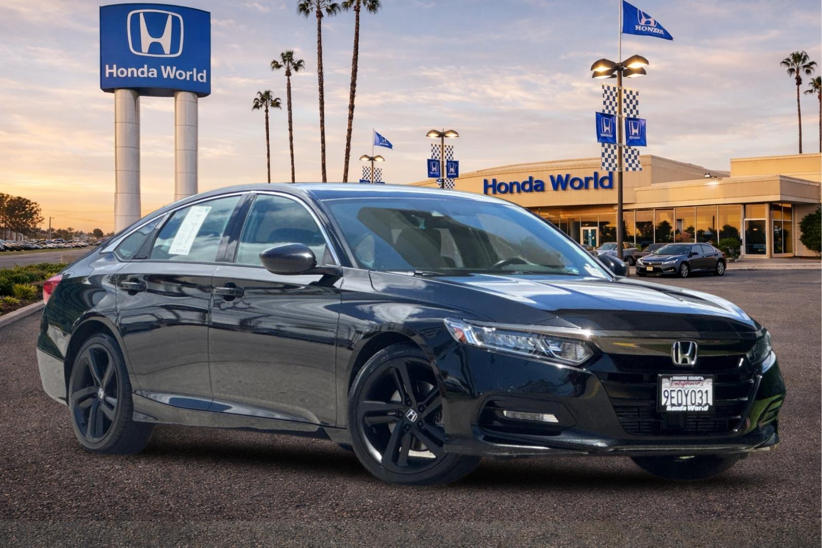 Certified Used 2020 Crystal Black Pearl Honda Sport image 2