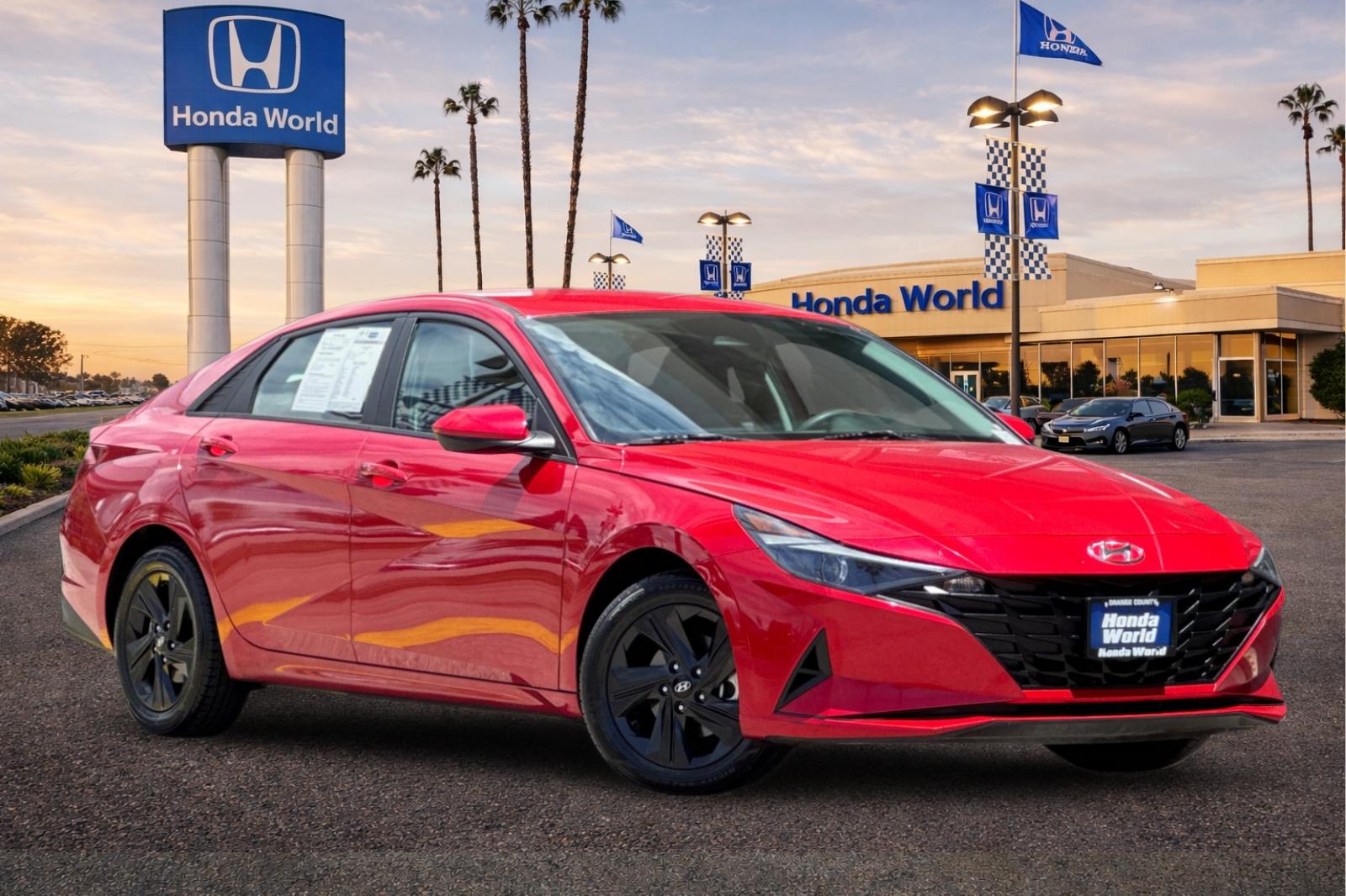 Used 2021 Hyundai Elantra SEL with VIN 5NPLM4AG9MH052563 for sale in Westminster, CA