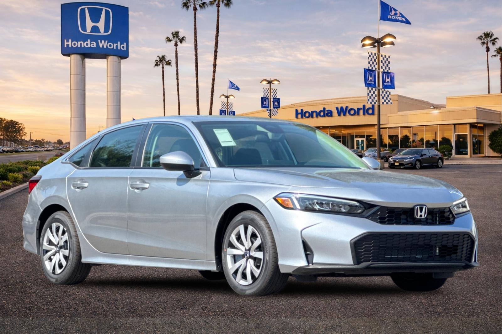 New 2026 Solar Silver Metallic Honda LX image 2