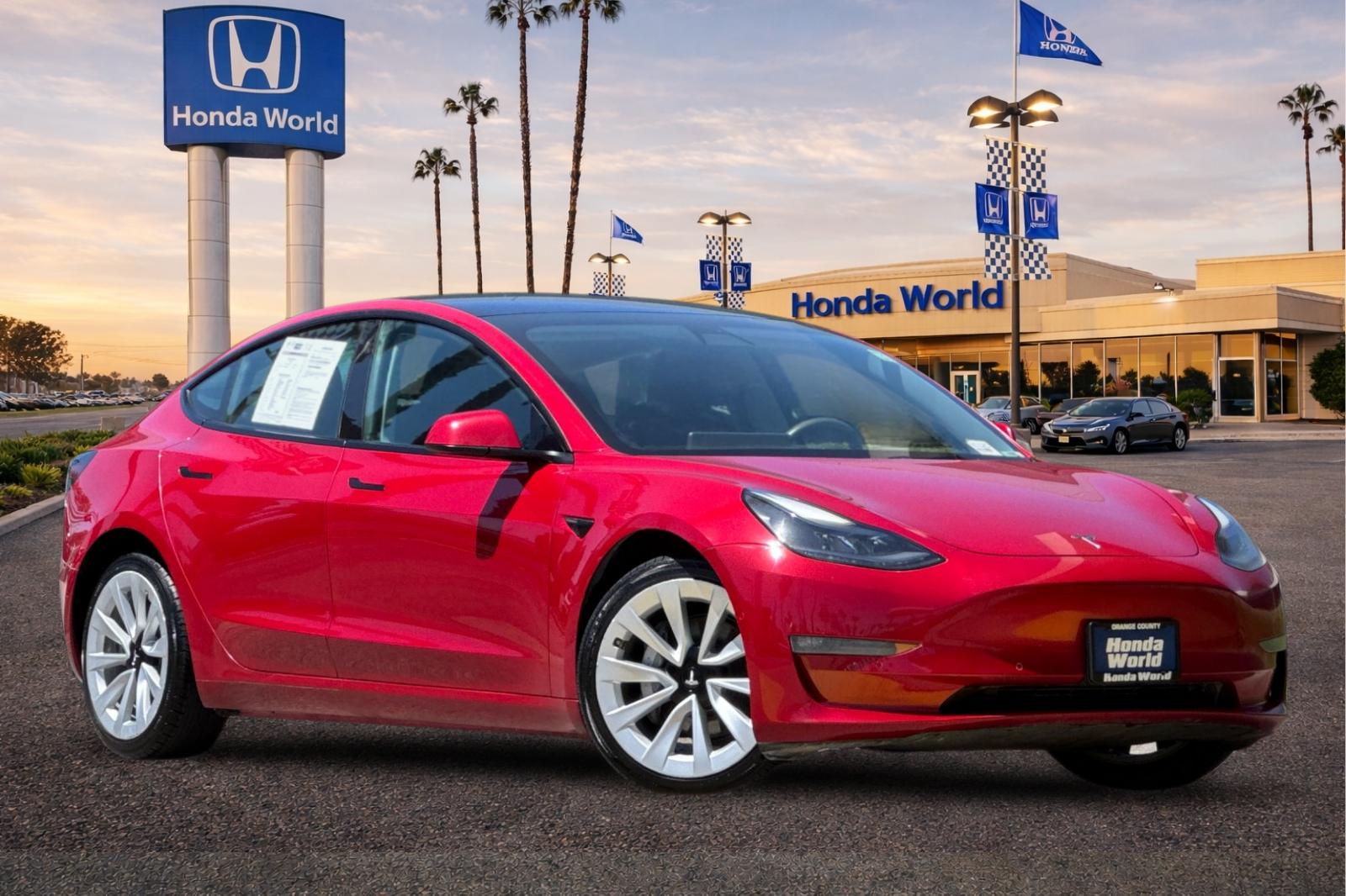 Used 2022 Tesla Model 3 Long Range with VIN 5YJ3E1EB3NF143046 for sale in Westminster, CA