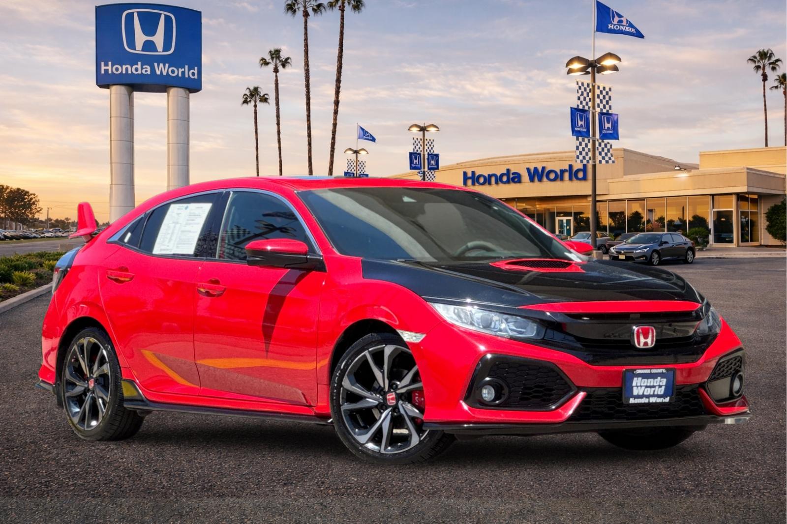 Certified Used 2019 Rallye Red Honda EX image 2
