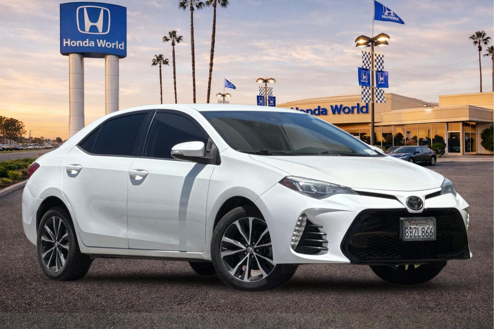 Used 2018 Toyota Corolla SE with VIN 5YFBURHE5JP803119 for sale in Westminster, CA