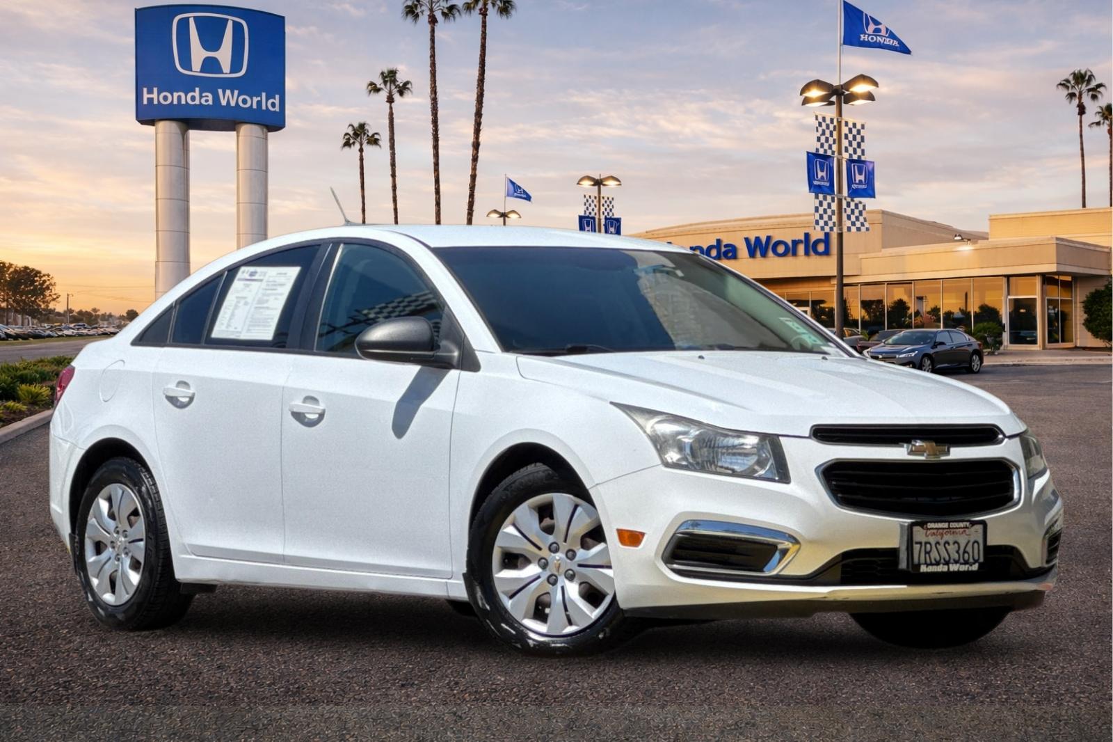 Used 2016 Chevrolet Cruze Limited LS with VIN 1G1PC5SG8G7151692 for sale in Westminster, CA