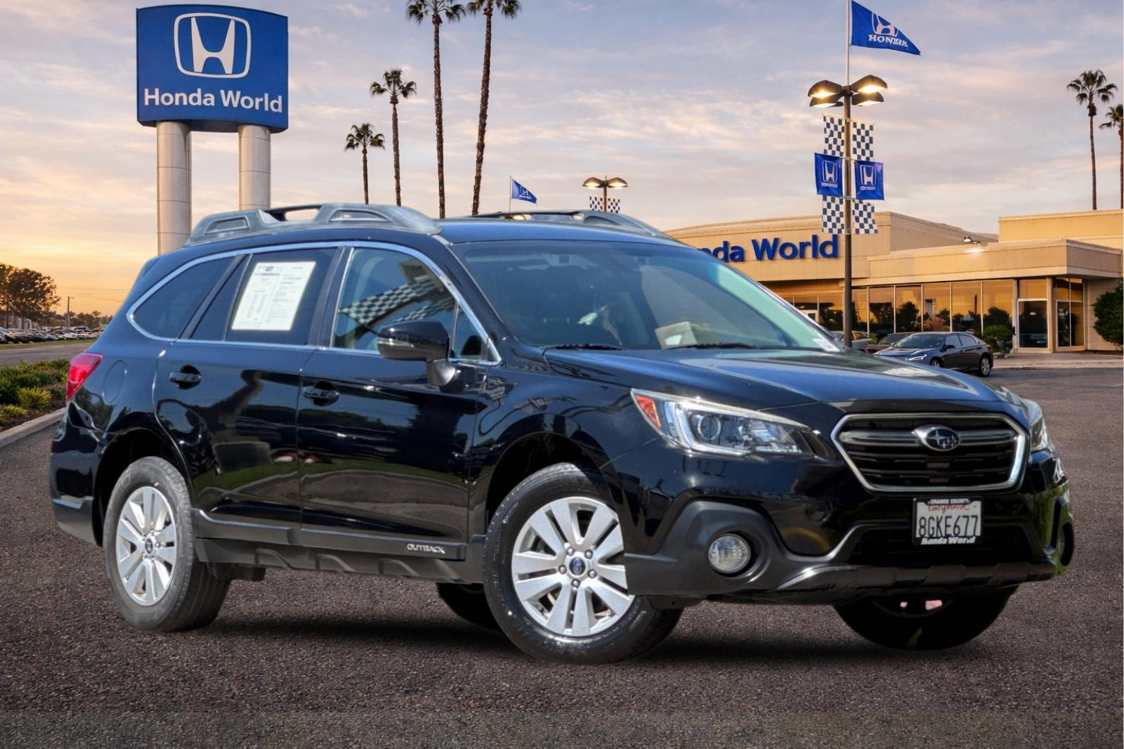 Used 2019 Subaru Outback Premium with VIN 4S4BSAFC3K3233345 for sale in Westminster, CA