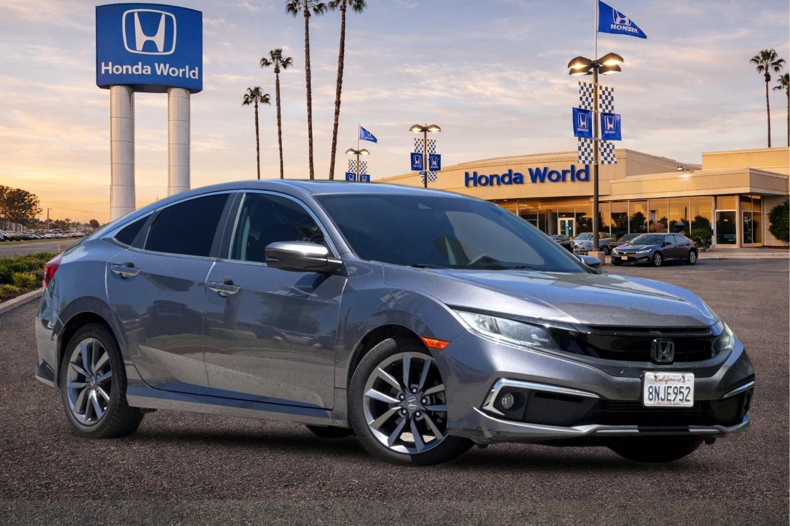 Certified 2020 Honda Civic EX with VIN 19XFC1F31LE202494 for sale in Westminster, CA