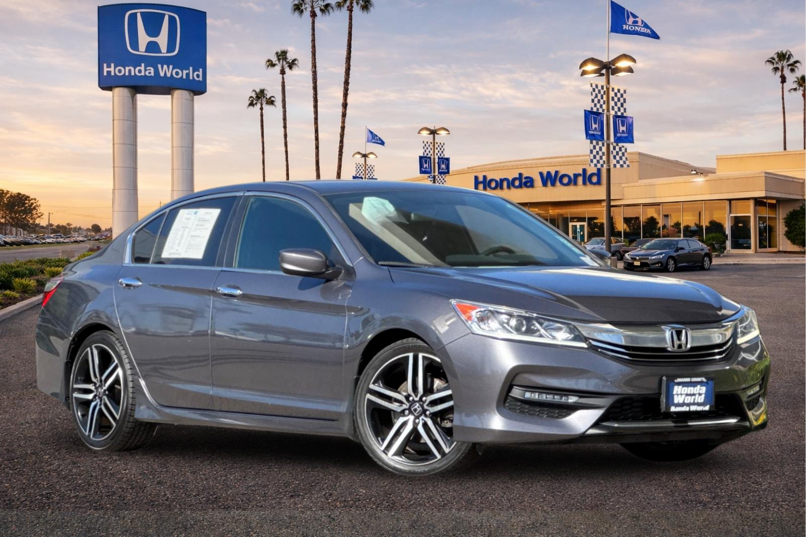 Certified 2016 Honda Accord Sport with VIN 1HGCR2F59GA014762 for sale in Westminster, CA