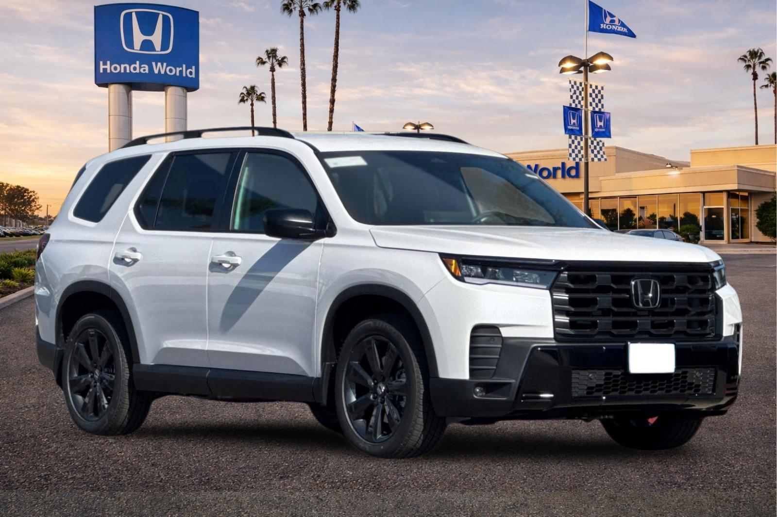 New 2026 Platinum White Pearl Honda Sport image 2