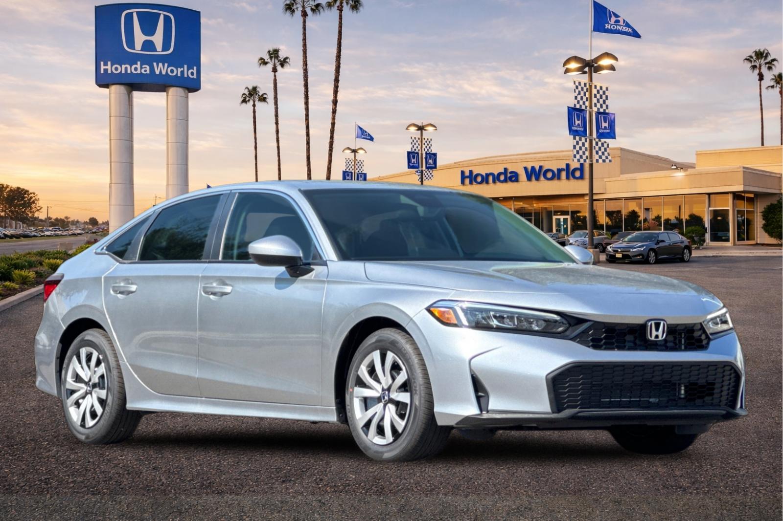 New 2026 Solar Silver Metallic Honda LX image 2