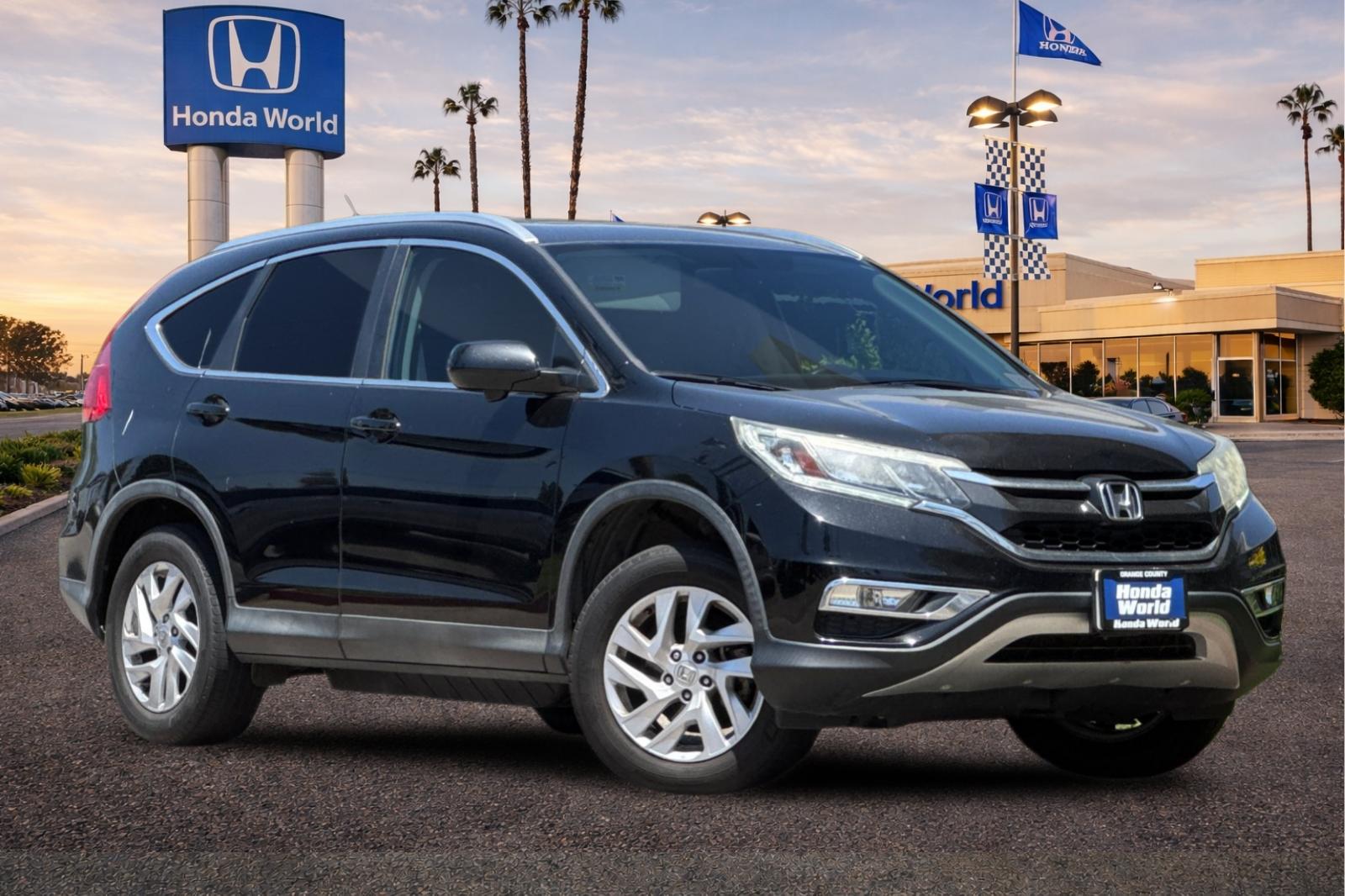 Used 2015 Crystal Black Pearl Honda EX-L image 2