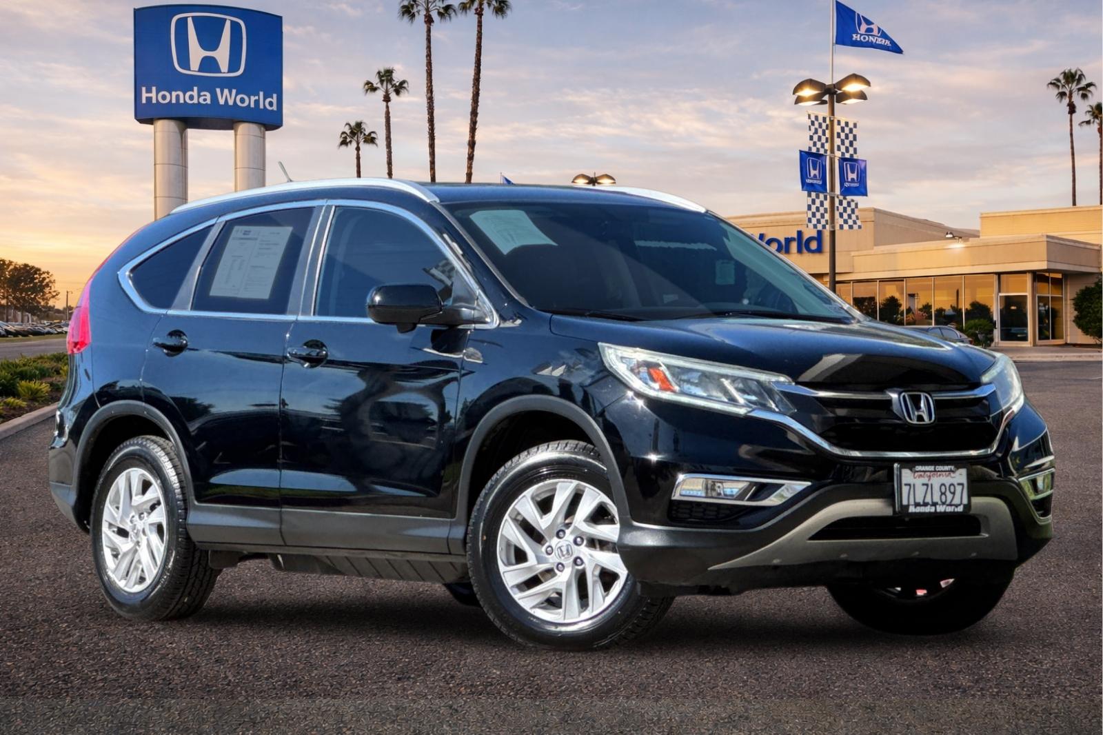Used 2015 Honda CR-V EX-L with VIN 2HKRM4H77FH667115 for sale in Westminster, CA