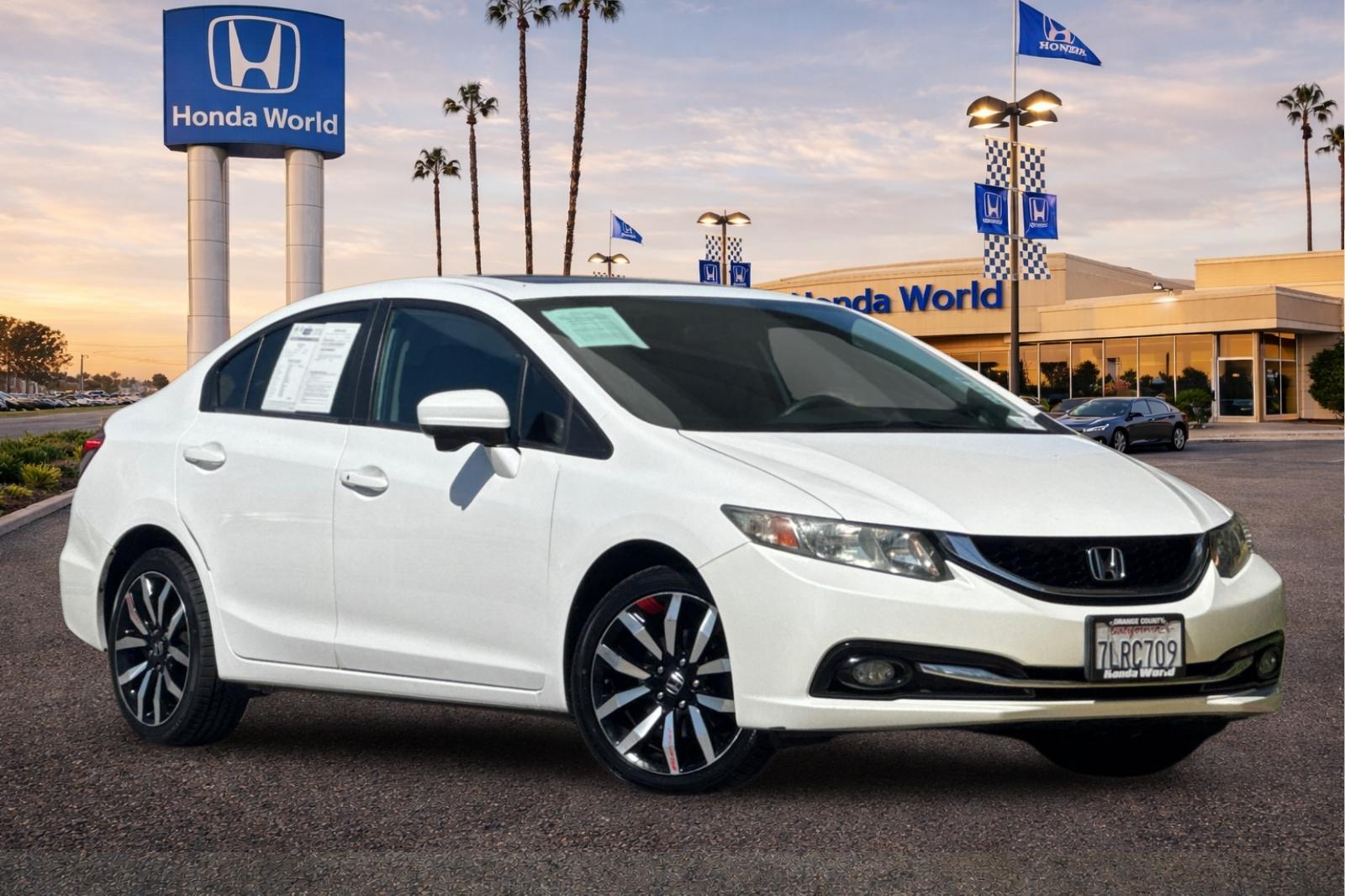 Used 2015 Honda Civic EX-L with VIN 19XFB2F98FE251760 for sale in Westminster, CA