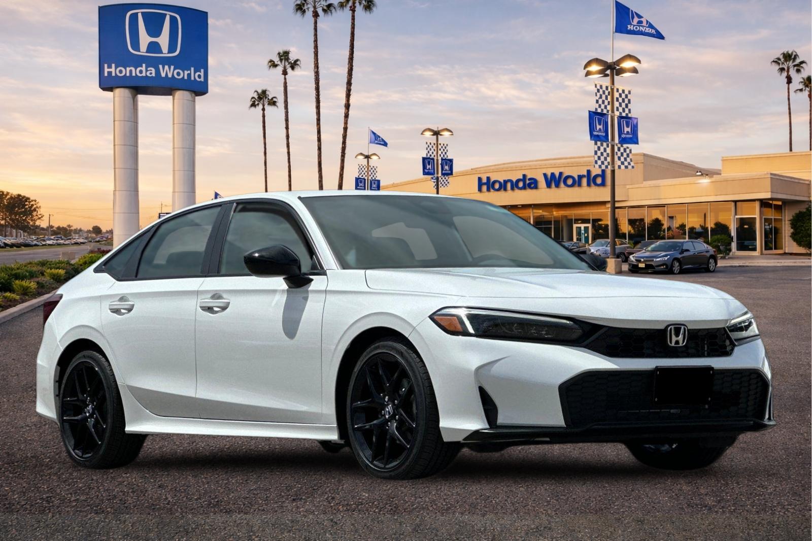 New 2026 Platinum White Pearl Honda Sport image 2