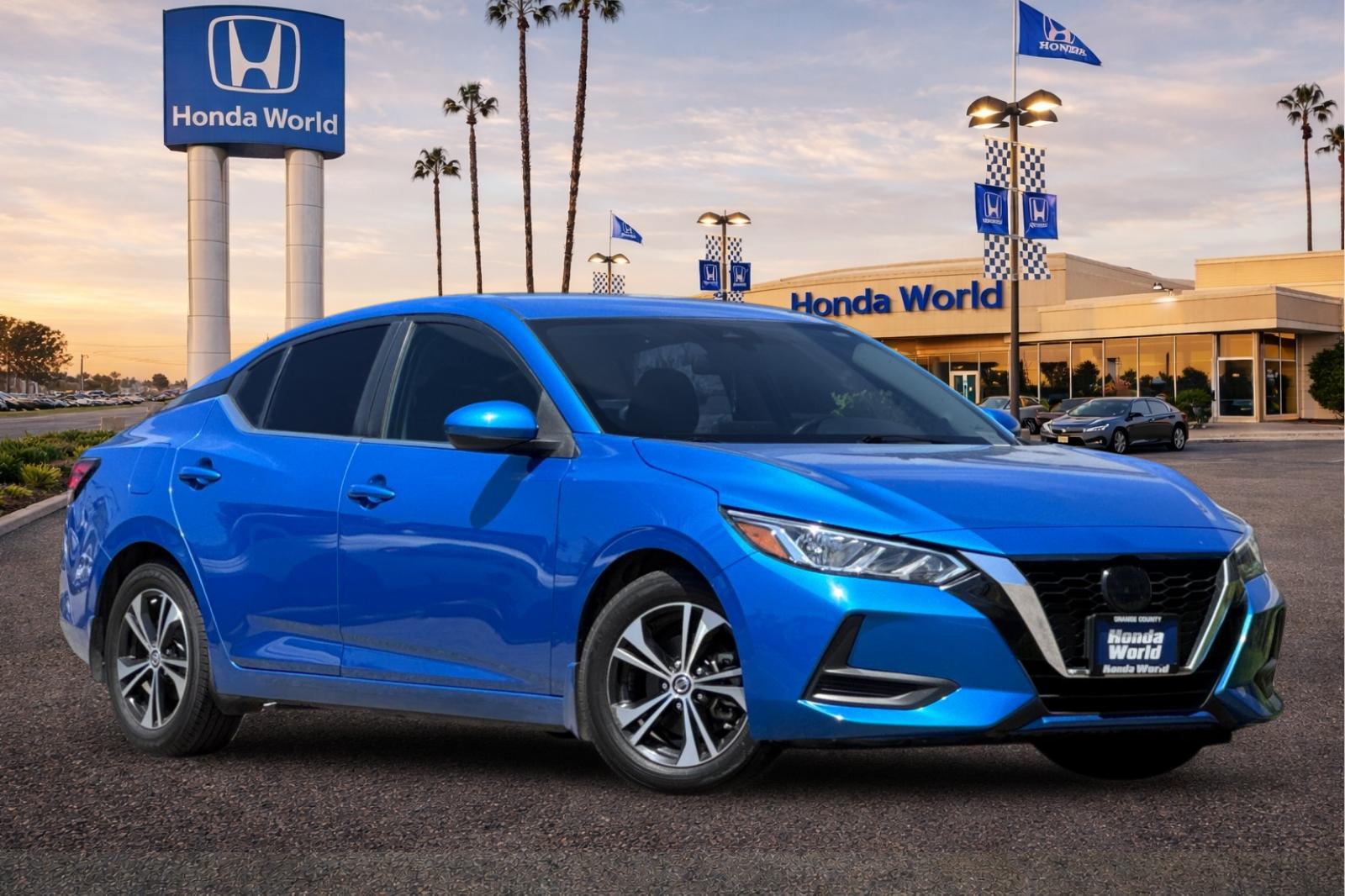 Used 2022 Nissan Sentra SV with VIN 3N1AB8CV8NY293585 for sale in Westminster, CA