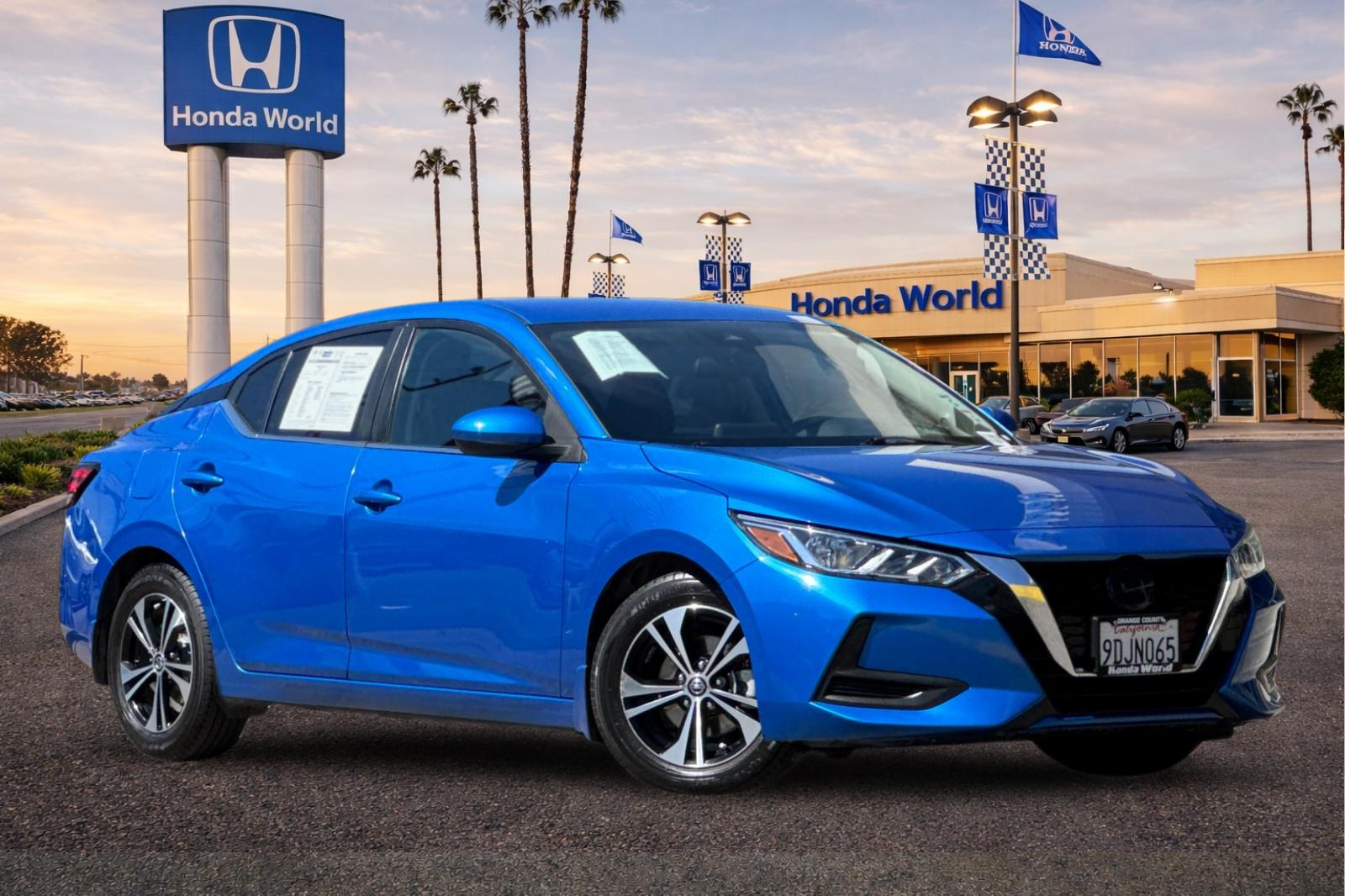 Used 2022 Nissan Sentra SV with VIN 3N1AB8CV8NY293585 for sale in Westminster, CA